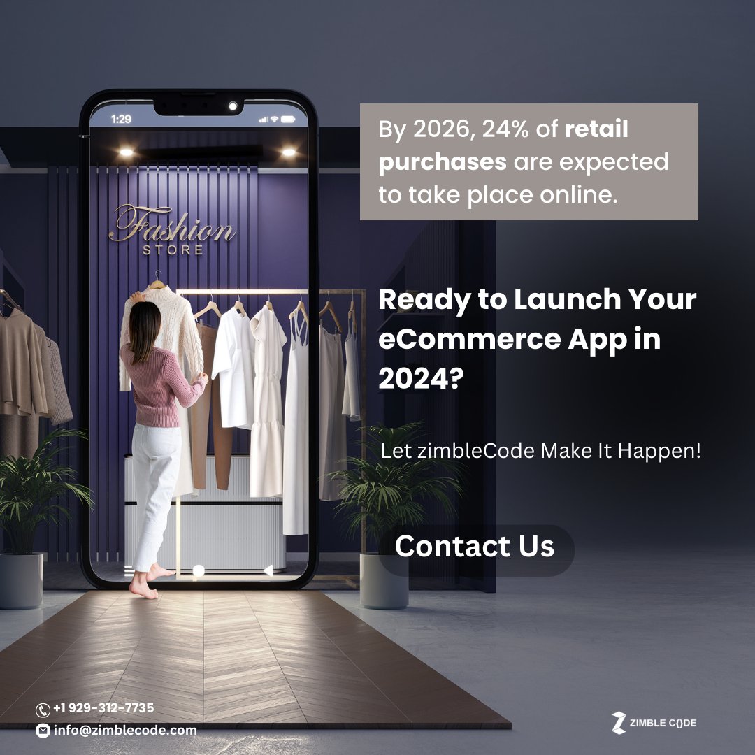 zimblecodeus's tweet image. If you’re an #entrepreneur or planning to invest in your own custom #eCommerceapp, #ZimbleCode is your best bet.

We are a leading #customeCommerceapp development company where your dreams become reality.

Contact us to get started: bit.ly/46MvD5p

#AppDevelopment