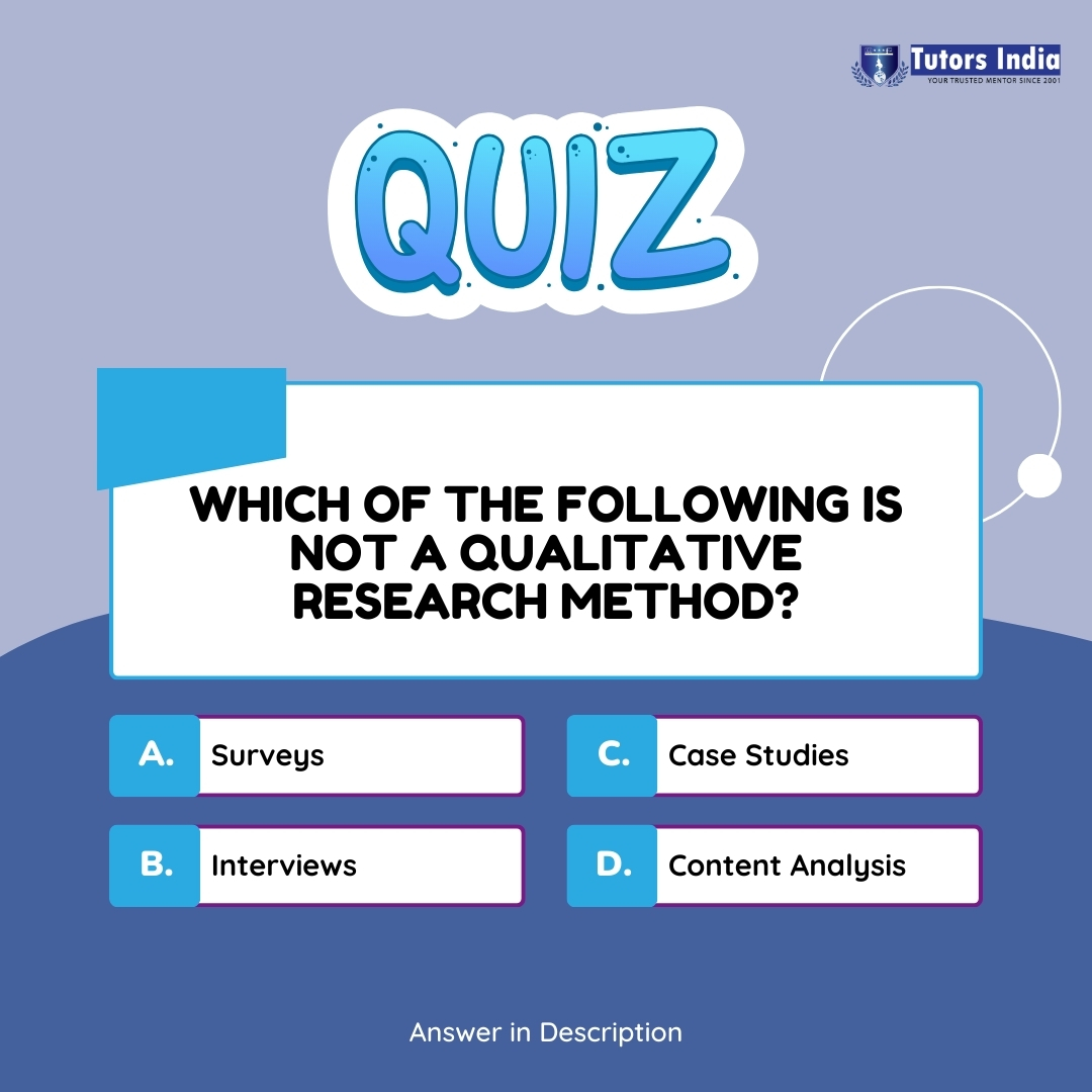 TutorsIndia's tweet image. Surveys are used to collect quantitative data from the study participants.
.
#dissertation #dissertationmethodology #dissertationhelp #academicresearch #academic #researchguidance #masters #tutorsindia
.
For more updates stay connected with us on
tutorsindia.com