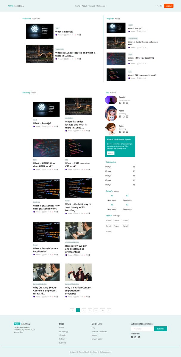 resalatislam5's tweet photo. This is a simple blog website
Live link: https://t.co/aN1bGWZYN8
GitHub Client: https://t.co/omgMfCOhyz
GitHub server: https://t.co/n8LO4PUf3P https://t.co/eDmWqjt3fw