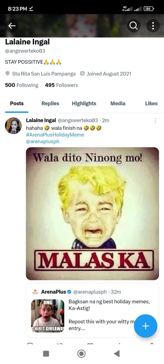 lalaine0394's tweet photo. @arenaplusph MALAS KA🤣🤣

#ArenaPlusHolidayMeme
@arenaplusph https://t.co/HpR5auQYzv