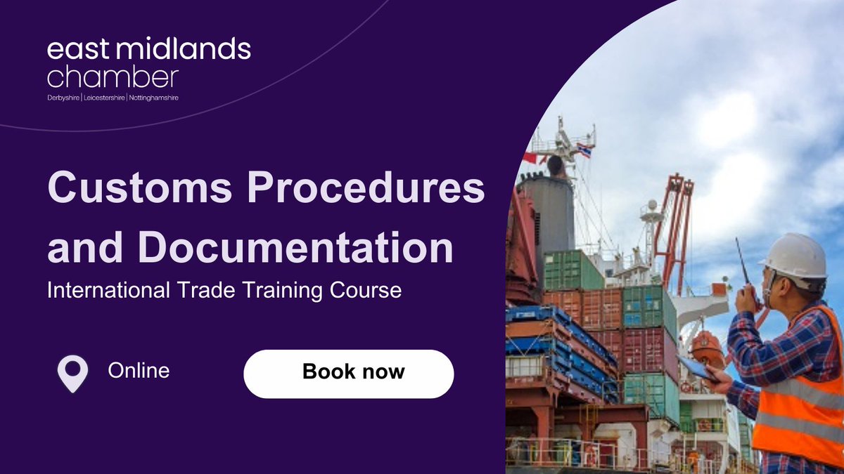 EMChamberNews's tweet image. How prepared are you for a Customs Audit?📝The Customs Procedures and Documentation course will help you understand basic customs procedures, customs declaration, and the legal responsibilities of the importer/exporter. 
📅 16/01/2024 | 9am - 3:30pm &amp;gt;&amp;gt;&amp;gt; tinyurl.com/4dj2eayf
