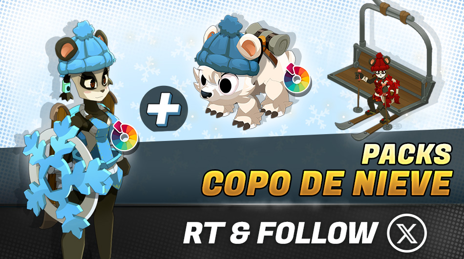 DOFUSTouch_ES's tweet photo. 🏂 ¡Desciendan a toda velocidad por las pistas con los Paquetes Copo de Nieve!
📰 https://t.co/Mi9nmQLne0
❄️ RT y follow para intentar llevarte a casa un pack copo de nieve https://t.co/7Xygtj7dSs