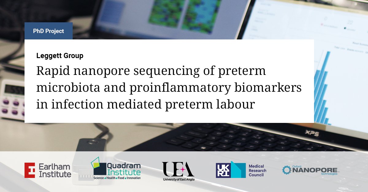 Applications are closing soon for our @MMBDTP #PhD project with @richardmleggett at the Earlham Institute, in collaboration with @TheQuadram, @uniofeastanglia, @NNUH and @nanopore. ⏰ Apply by: 08 January 2024 ➡ okt.to/8X36Ab #phdproject #microbiota #sequencing