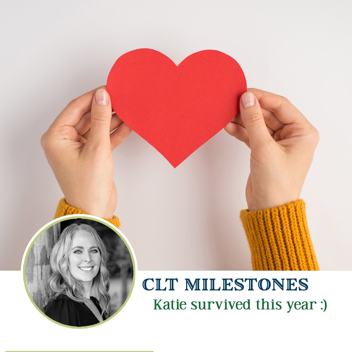 CLT  ||  CLT MILESTONES  ||  REALTOR NAME - When asked about their biggest career milestones, REALTORⓇ  Katie Green shared something a lot of working moms can relate to when she said, “I survived the year! That’s my accomplishment. Mom/work balance.”