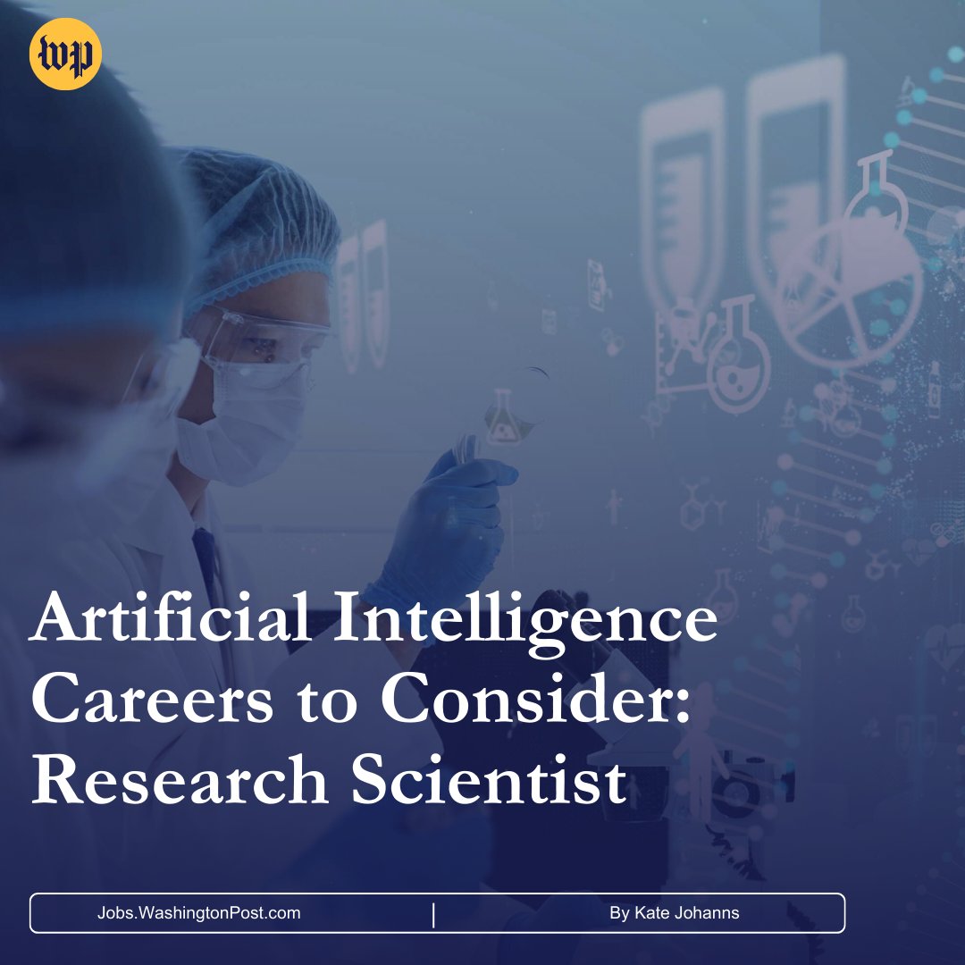 Artificial intelligence is revolutionizing most jobs these days, and if you have the desired educational background and the right technical and soft skill sets, #AI opens the door to exciting new career opportunities, such as AI #research #scientist: jobs.washingtonpost.com/article/artifi…