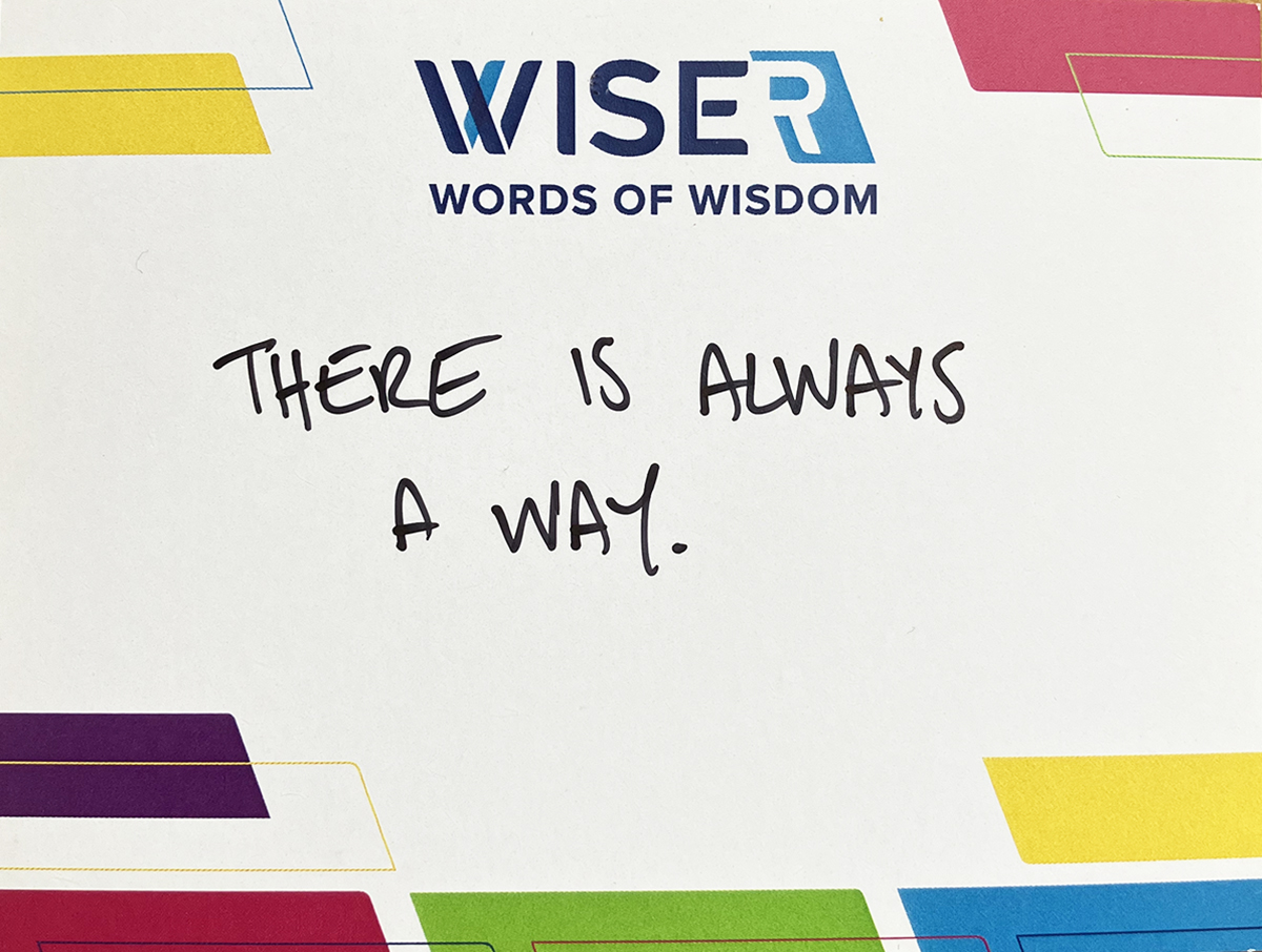 wiseworks's tweet photo. WISE/R Wednesday: Words of Wisdom from WISE/R Symposium. #WISEworks #WISERwed #GetWISER2023 https://t.co/EsoOH8uAVK https://t.co/J3xiGWk9YO