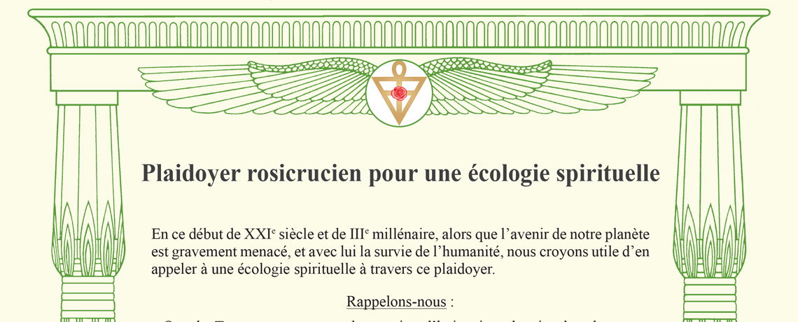 L’écologie fait partie intégrante du mysticisme, car on ne peut s’intéresser aux mystères de la vie sans se préoccuper du devenir de la Terre.
► rose-croix.org/plaidoyer-rosi…