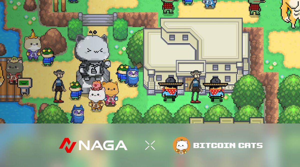 GamefiNaga's tweet photo. 🥳We are thrilled to announce our #partnership with Bitcoin Cats @BitcoinCats1Cat .

😻@BitcoinCats1Cat is the leading #GameFi Platform within the #Bitcoin Ecosystem!🐱

In the future, we will explore more possibilities in the game world and bring more surprises to players~

#BitcoinCats #1cat