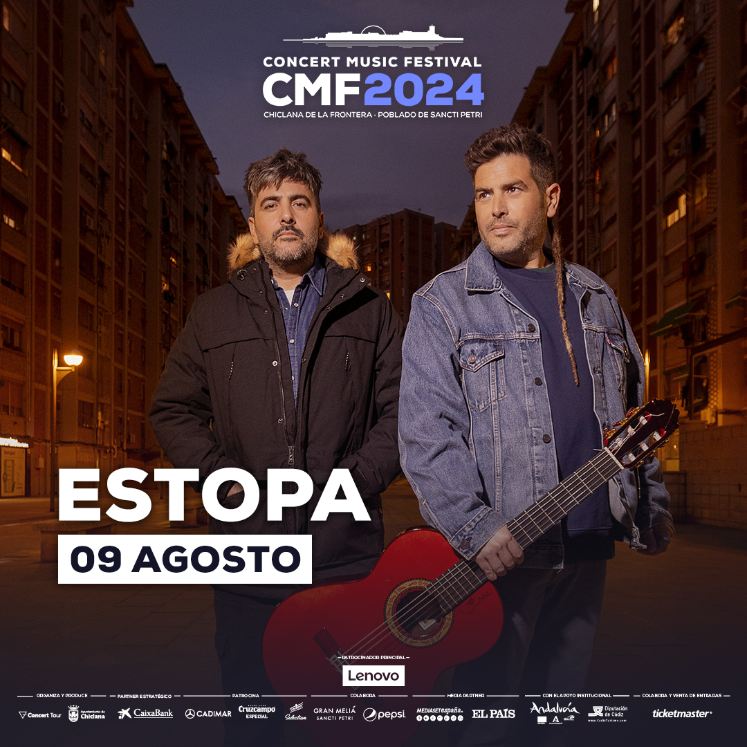 @estopa el icónico duo de la década de los 2000 llega el próximo 9 de agosto al @concertmusicfestival #cmf2024 #concertmusicfestival #cadiz #estopa