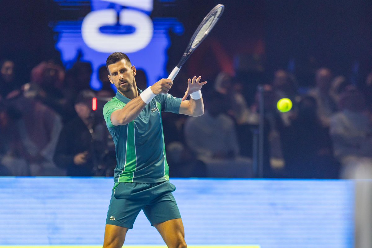 Dogukandilber's tweet photo. Carlos Alcaraz, Novak Djokovic'i 4-6, 6-4, 6-4 yenerek Riyad'taki gösteri maçından galip ayrılıyor
#RiyadhSeason #TennisCup https://t.co/x13444GvaK