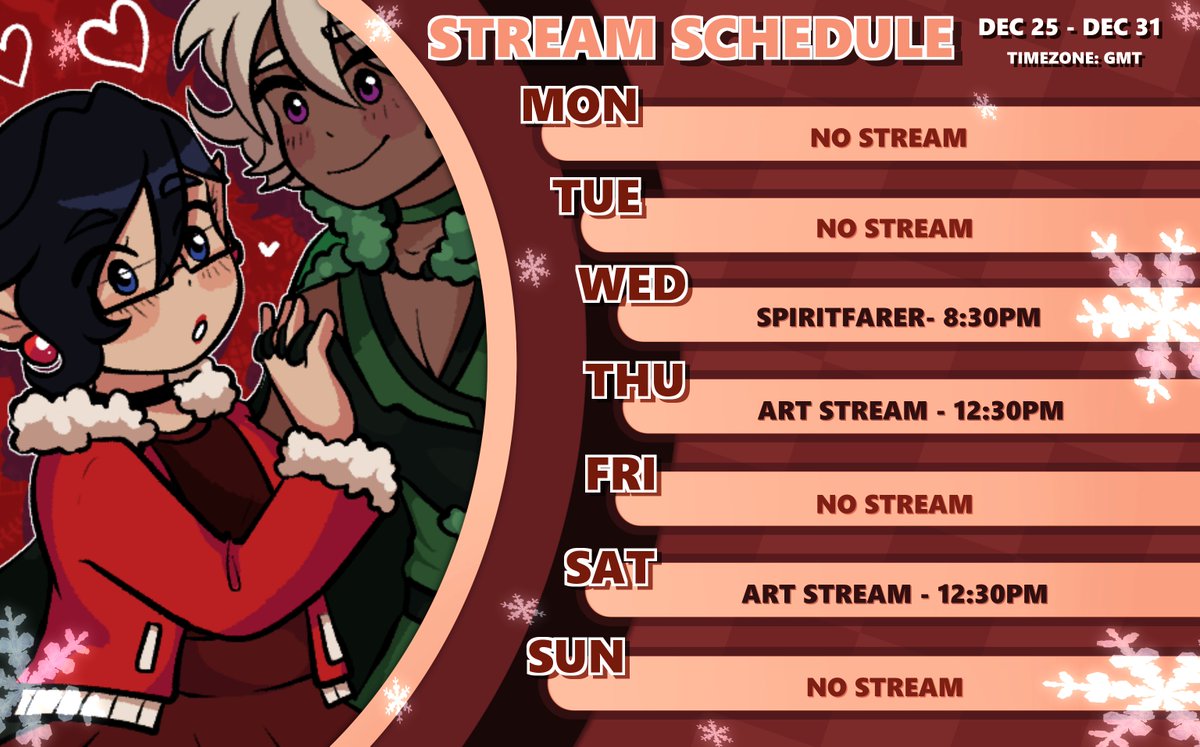 Yo_DPC's tweet image. 《STREAM SCHEDULE》

got off my lil break!! Here&apos;s an update for the rest of the week :]