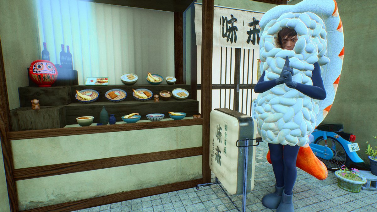 playGhostwire's tweet image. As we roll into the new year, all players can log in now and receive this shrimply adorable Sushi outfit! (Sorry if these puns made you eel, we'll wrap it up.)
Have a Happy New Year! 良いお年を!🎊