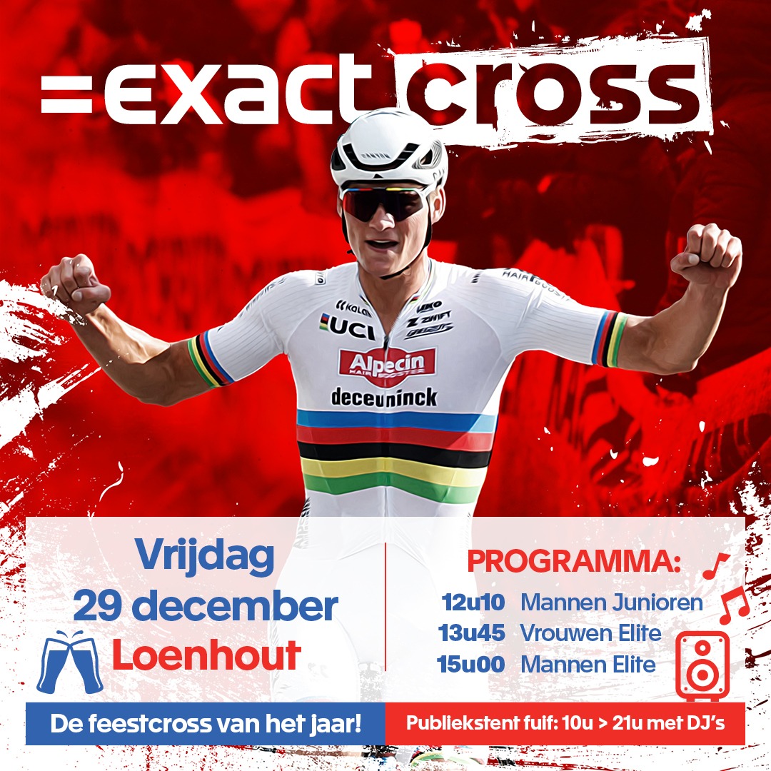 Laatste cyclocross van het jaar op Belgische bodem.  Halve thuismatch voor fenomeen MVDP🔥🌈
@dieterwouters