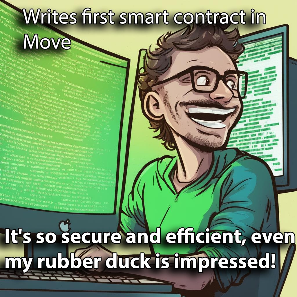 AlP_AAS's tweet photo. When you're a #developer and you discover #Move on @Aptos_Network 💪

Join 👉https://t.co/ZUWUWkdRkt👈

#_AS_ #Aptos #Crypto #AptosBlockchain #AmbassadorCrew #Ambassadorsschool #Memes https://t.co/zFeKDdSpcC