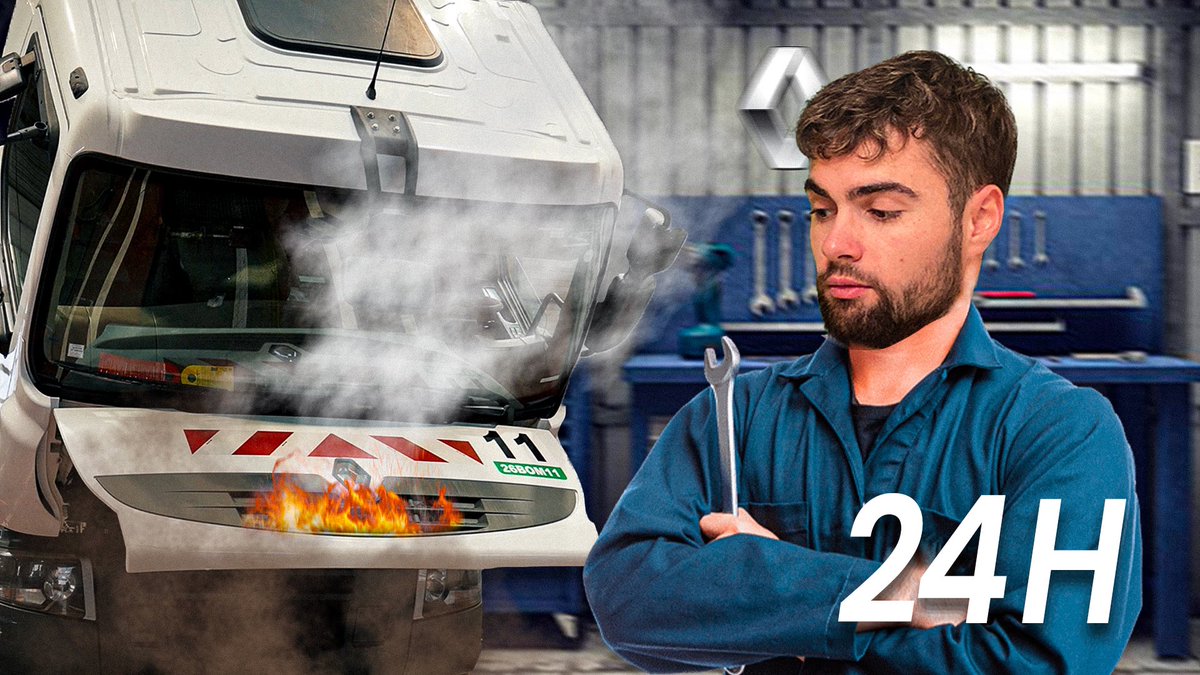 mautography's tweet photo. Parce que le milieu de l'automobile est riche en diversité, j'ai décidé de réaliser un nouveau concept vidéo de 24H en tant que... 🕑

Pour ce premier épisode, c'est le métier de mécanicien poids lourds que je découvre dans cette vidéo ! 🔩

Lien : https://t.co/6nYsAHDWVr https://t.co/einotj1fJk