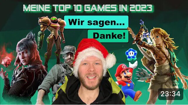 Generation6amer's tweet photo. Meine Top 10 Spiele 2023 ⬡ Wir sagen DANKE! https://t.co/vehgXnNRj8 via @YouTube https://t.co/nyI1sVCDCJ