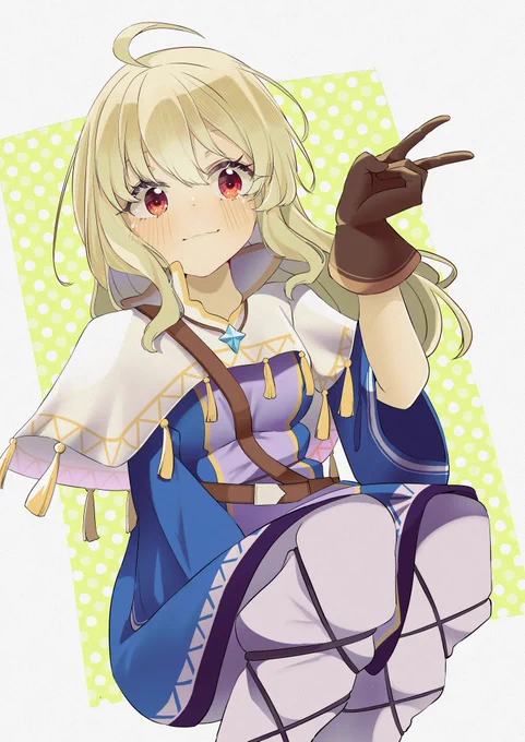 わーい完成だー!うちの子久々に描いた#オリジナル 