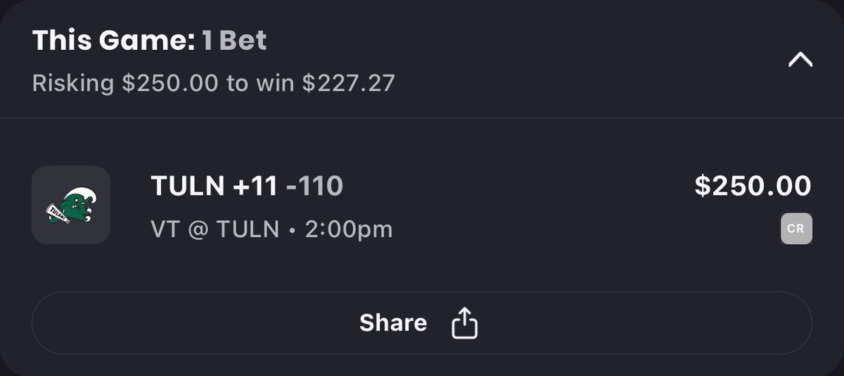 MoneylineplayPK's tweet photo. #LunchPick
🏈Virginia Tech at Tulane
⏰14:00
🎫Tulane Green Wave +11 @ 1.90 Betcris https://t.co/KuxEKyfErA