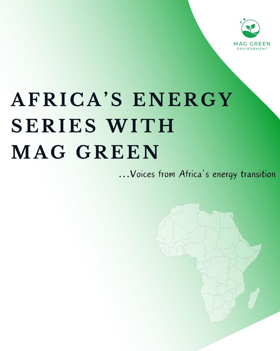 Maggreen360's tweet photo. AFRICA ENERGY SERIES WITH MAG GREEN
We are launching something great for Africa by African youths and we want you to be a part of it.
JOIN US! ππβ³
https://t.co/PRAftBjDoS
#ClimateActionNow #maggreen #WEbinar #africanseries https://t.co/4ESJTqA8xF