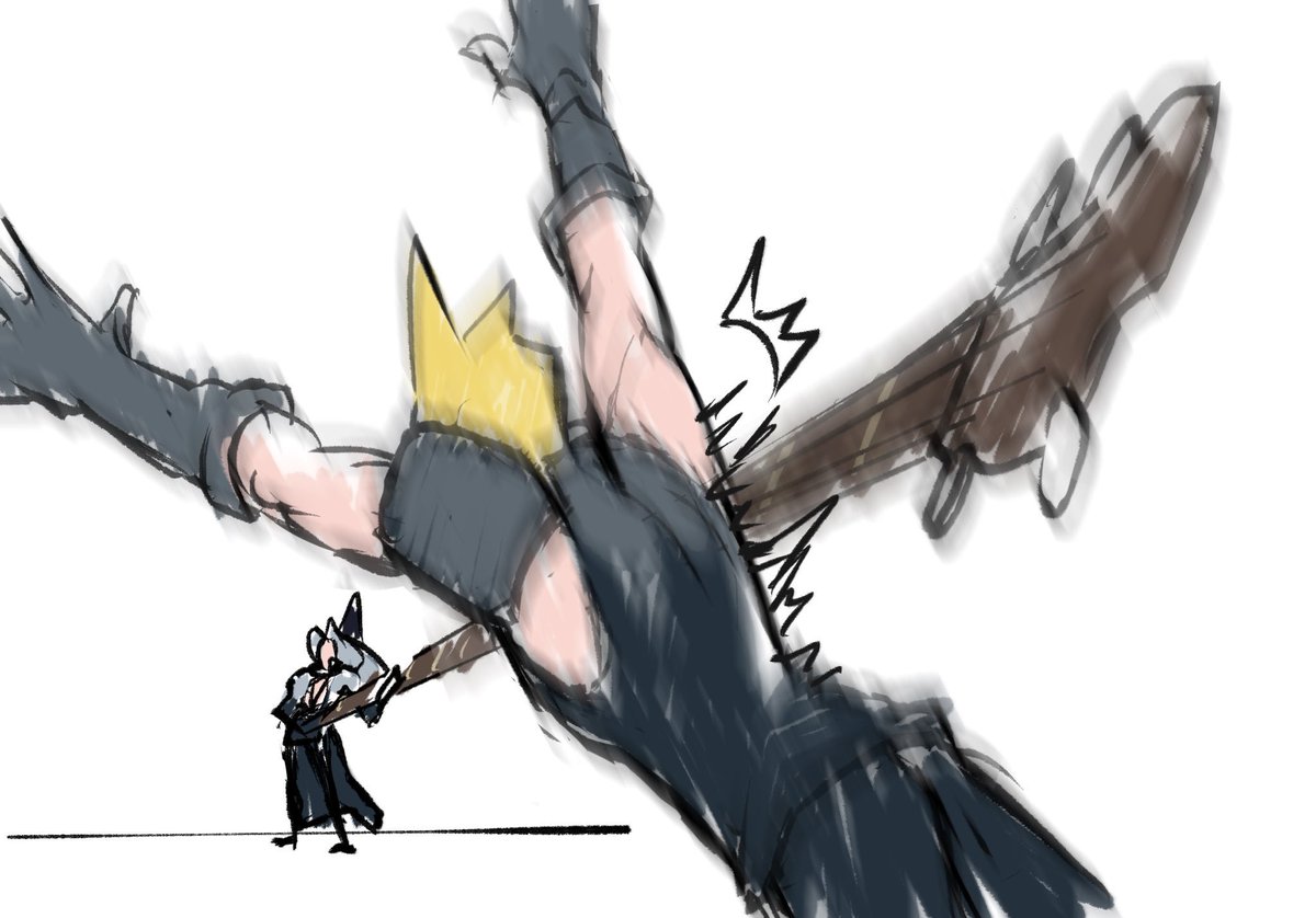 セフィロス 「This flipping Sephiroth with a long bass」|Chreestのイラスト