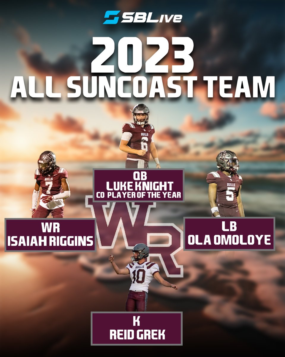 Our representatives on the SB Live All Suncoast Team! #WiregrassFootball #GoBulls #RanchLife #HornsUP