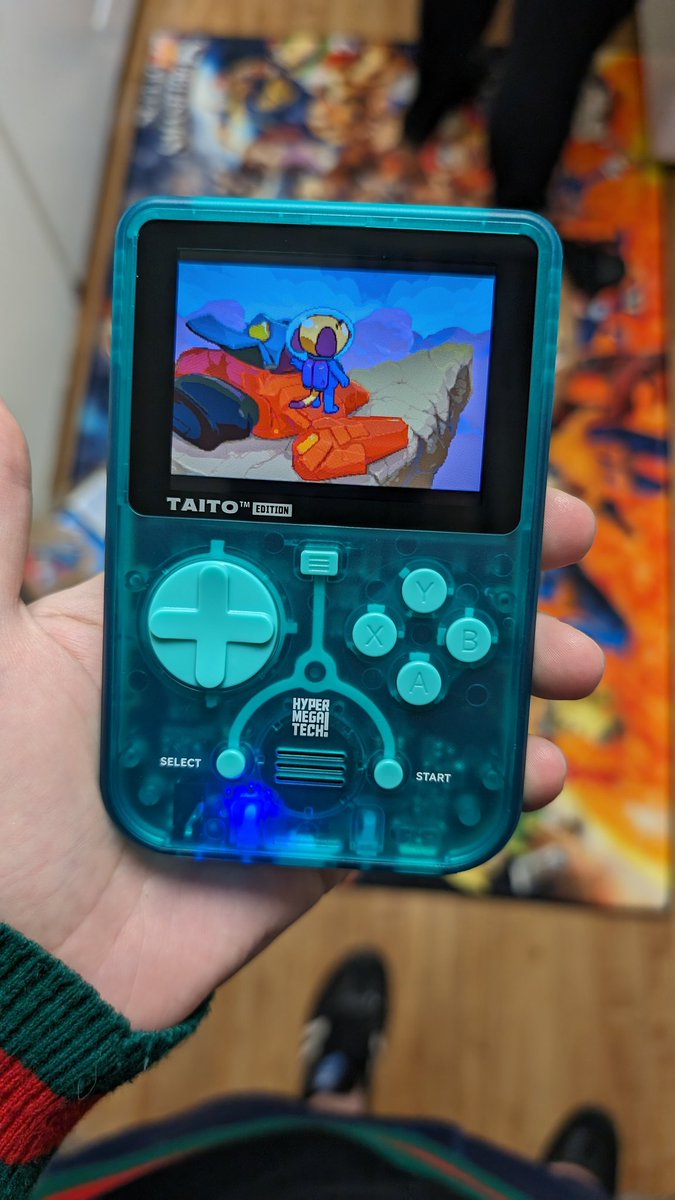 GhoulShack's tweet photo. Got a pretty sweet game for Christmas 🥺 so stoked to get into this! @hot_pengu @HyperMegaTech https://t.co/v1V1Bty7S2
