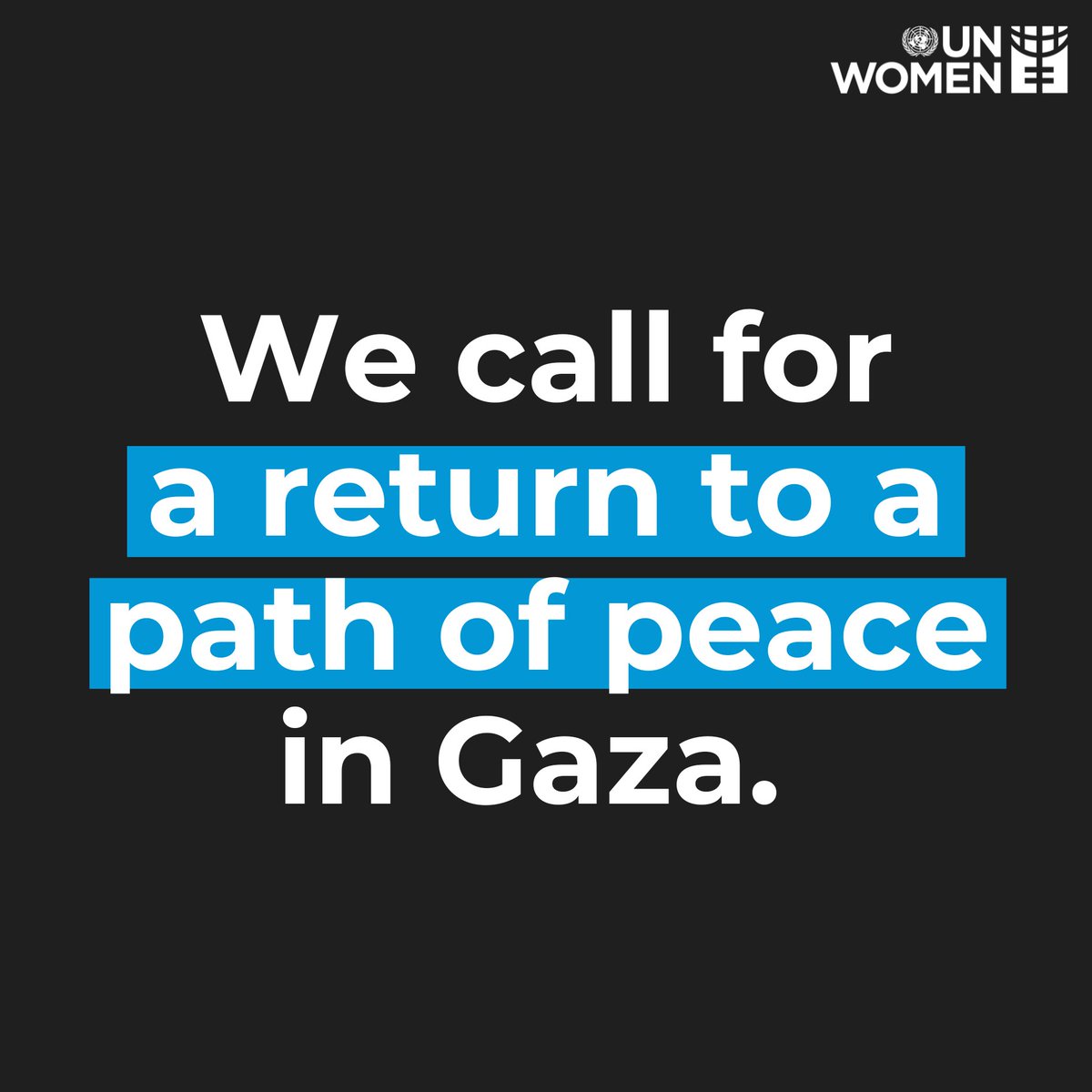 We call for ✅A return to a path of peace. ✅Accountability for crimes committed under international law. ✅Unconditional release of hostages. ✅An end to the death and suffering of people in Gaza.