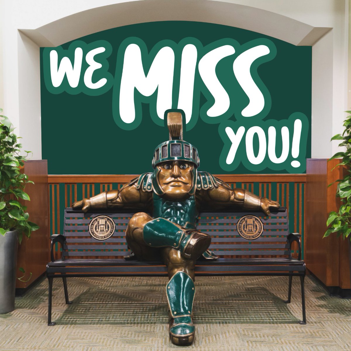 Winter break is here, and though the MSU Union is a bit quieter, our hearts are full of warmth and nostalgia as we think of each and every one of you. 💚❄️ We can't wait to welcome you back to campus!