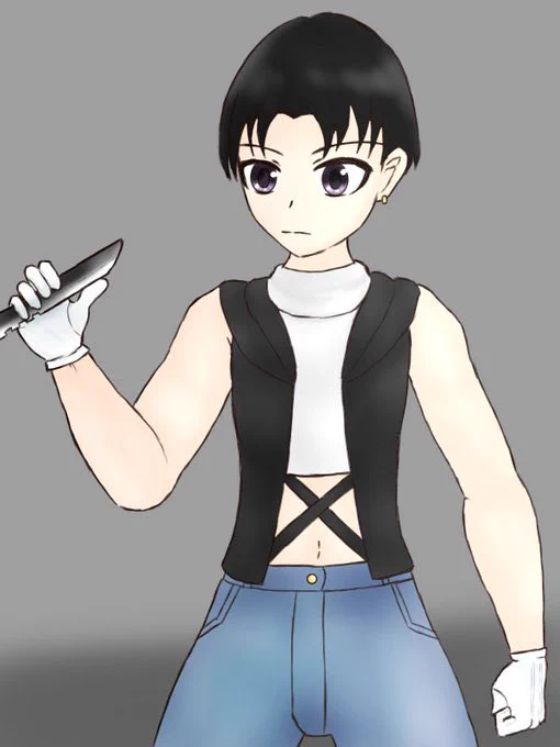 #きまぐれよその子ワンドロ資料1日目はうちの看板娘・無魂で参加させていただきます〜。情にあつく酒好きで腕っ節の強い男装の死神です。どなたかの目にとまれば幸いです 