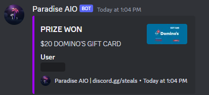 ParadiseCG's tweet photo. FREE DOMINOS ANYONE? 🍕

We've got TONS of gift cards to give away.

LIKE + RT TO ENTER 🔁

Must be following so we can DM you! 💜