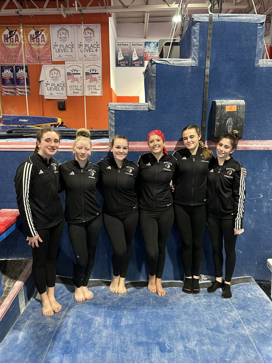 SpldngGymnast's tweet photo. Congrats to the girls on a great first meet! Spaulding took 3rd place https://t.co/fVTbSN1TsH