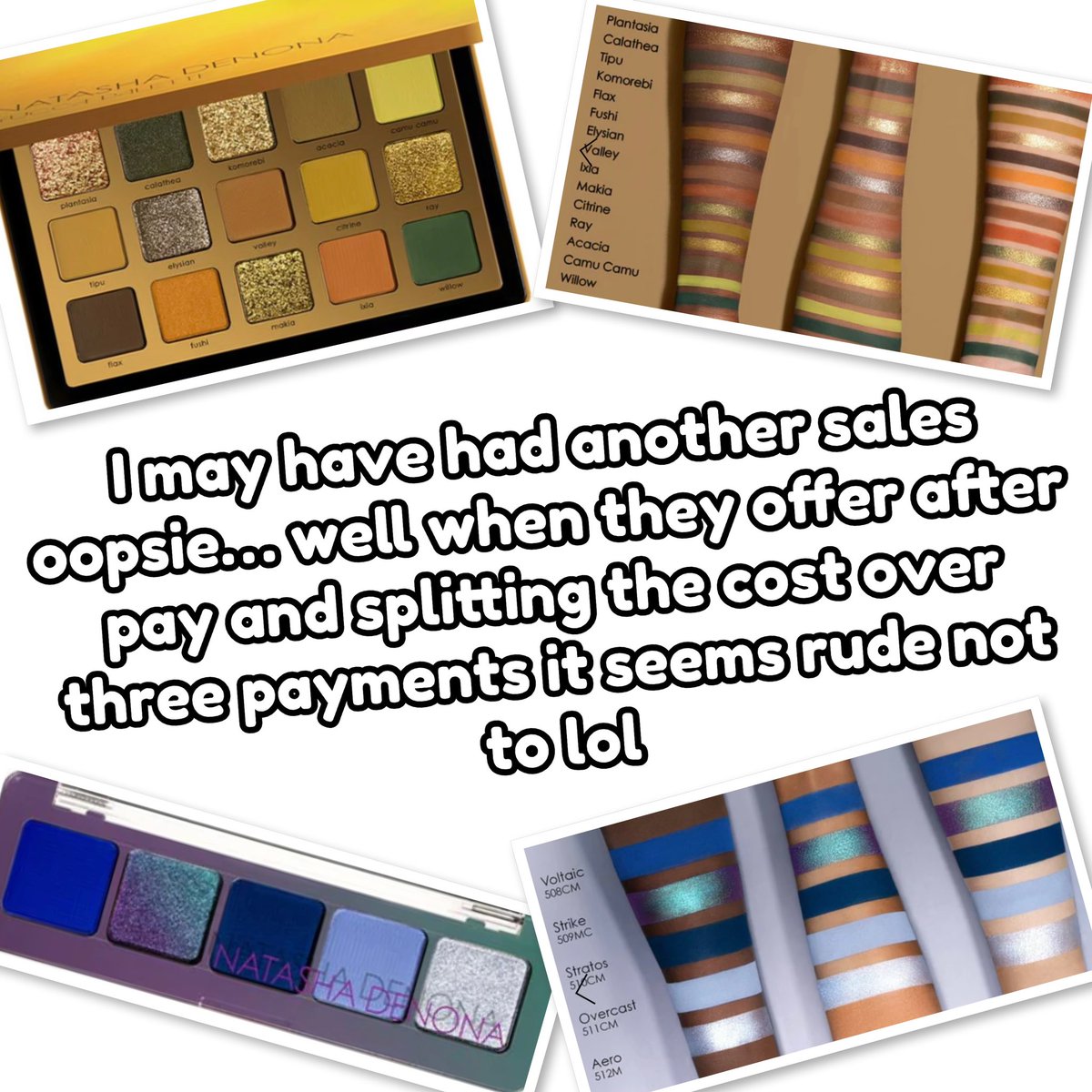 Another #SalesOopsie #NatashaDenona #Yukka #MiniTriochrome I will admit, I do have a fondness for Natasha’s shadows, and I do love a sale #4fBeauty