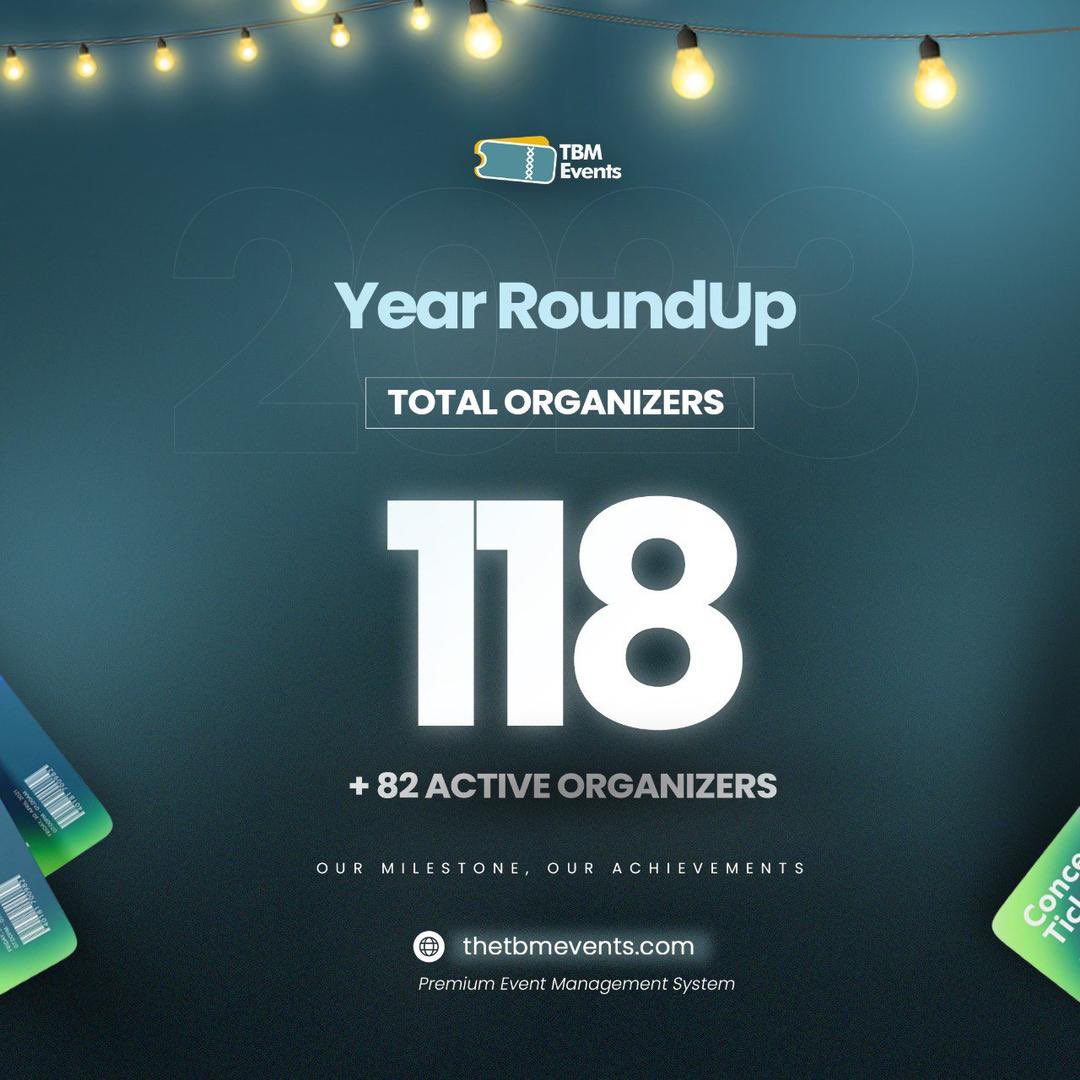 Big shout out to event organizers who partnered with us this year❤️

Cheers to more in 2024🍾🍾

thetbmevents.com