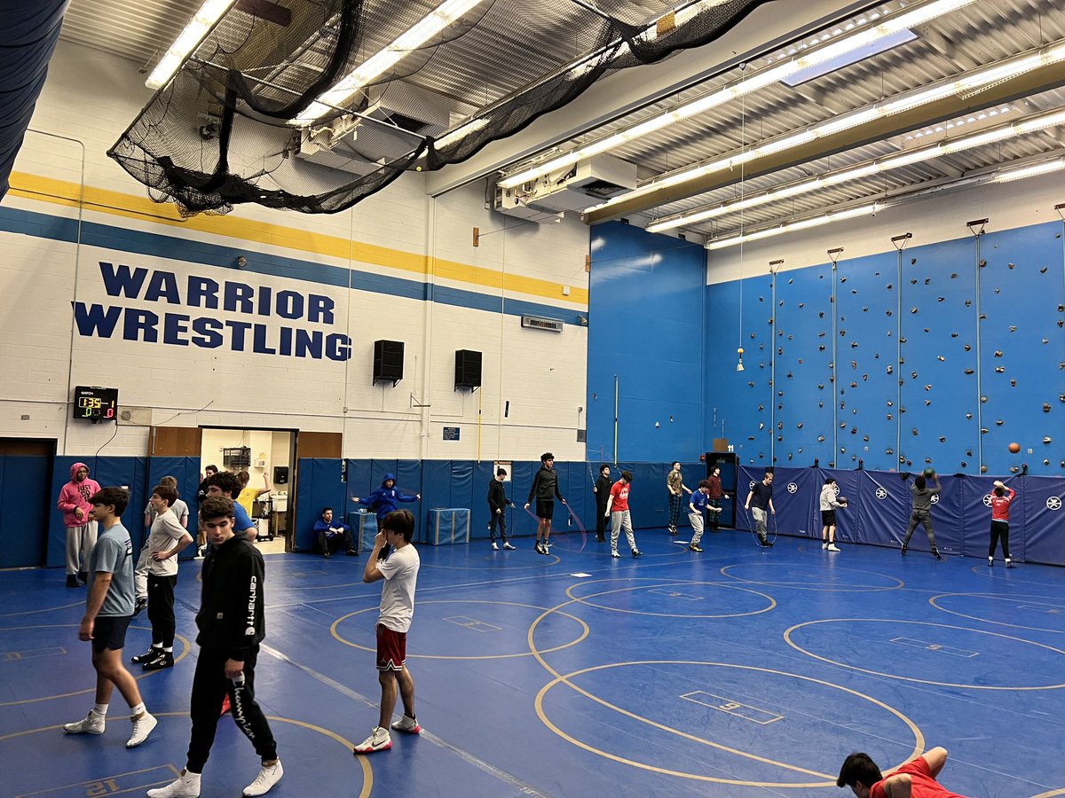 Hard at work over break!
<a href="/WariorWrestling/">Warrior Wrestling</a> is getting after it!