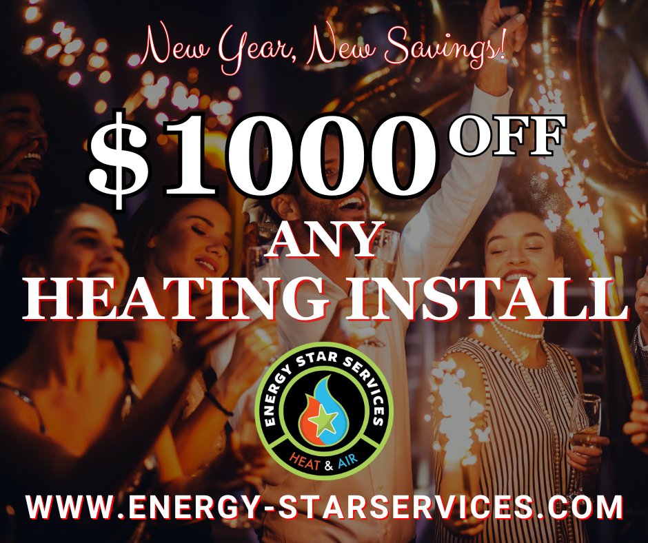 Energy_Star_Svc's tweet photo. New Year, New Savings! Take $1000 off any Home Heating System. Schedule a FREE ESTIMATE. Call 215-600-2422 • https://t.co/BWtMDfzHz4 #newyears2024 #HVAC #newheater #HeatingSeason #Winter #Heat #HeatingInstall #buckscounty #Feasterville #trevose #HuntingdonValley #montco #ESSI https://t.co/dHjWAa8a0g