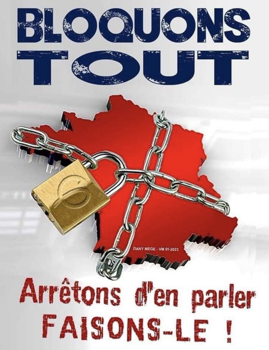 Phil_7338's tweet photo. Si seulement cette.......fois !
Elle était prévue le 7 mars 2022 non ?
#grevegenerale
#BlocageDuPays https://t.co/kYZcnutjw9
