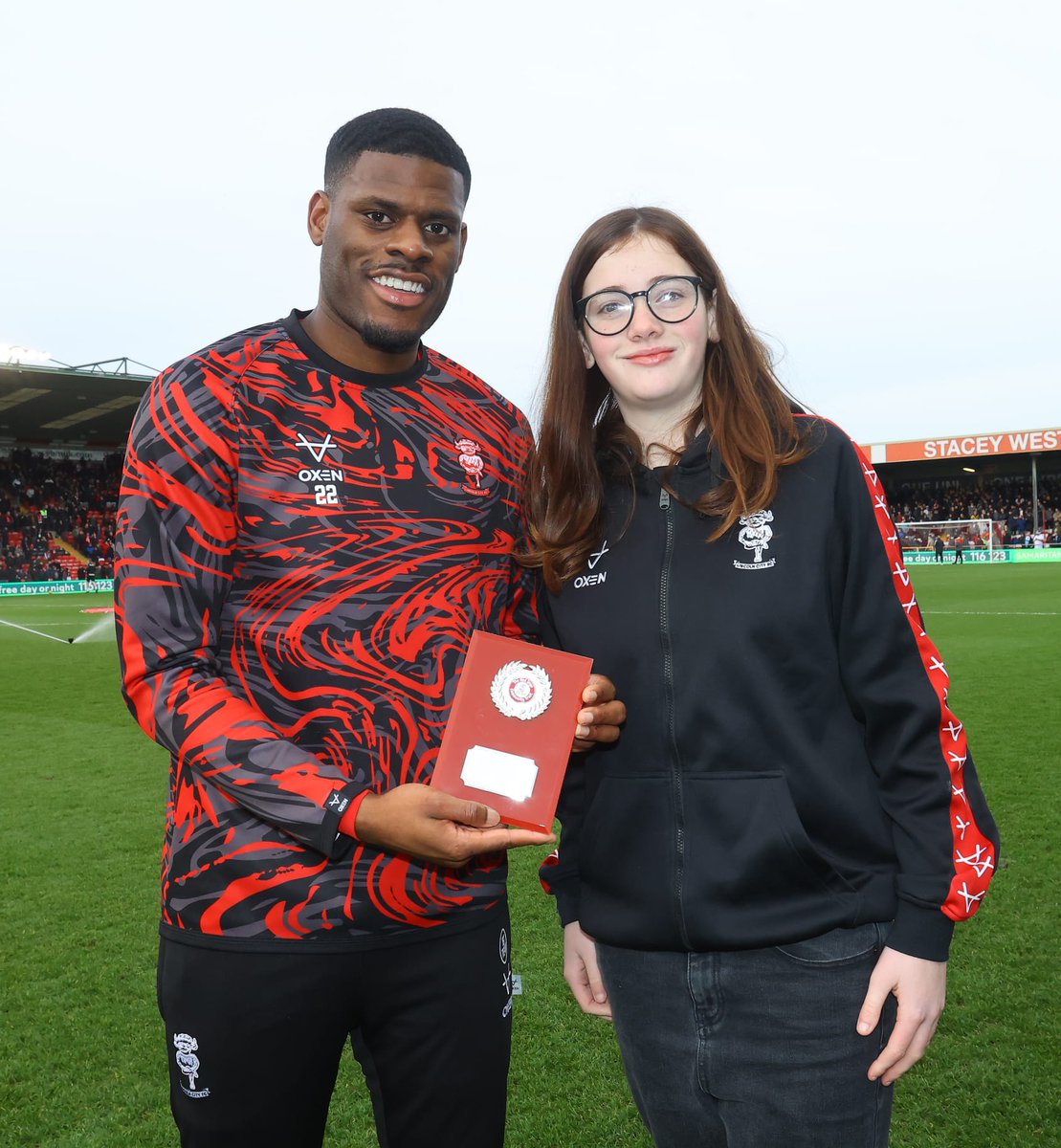 trustinlcfc's tweet photo. CONGRATULATIONS TJ π
The winner of November's RICT's Player Of The Month award was presented yesterday...
Congratulations TJ on winning and thank you to Imps Fan Hope for presenting the award...
#RICT23 https://t.co/3ZOsVdcsow
