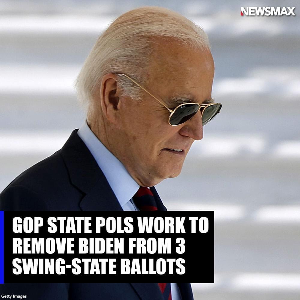 kylesinclairGOP's tweet photo. Taking President @realDonaldTrump off the ballot is unconstitutional, as everyone is innocent until proven guilty. 
If this country is going down that path, I agree with fighting fire with fire 🔥.#ImportantChoices #ForwardNotBackward https://t.co/T1Pvt4VLOl