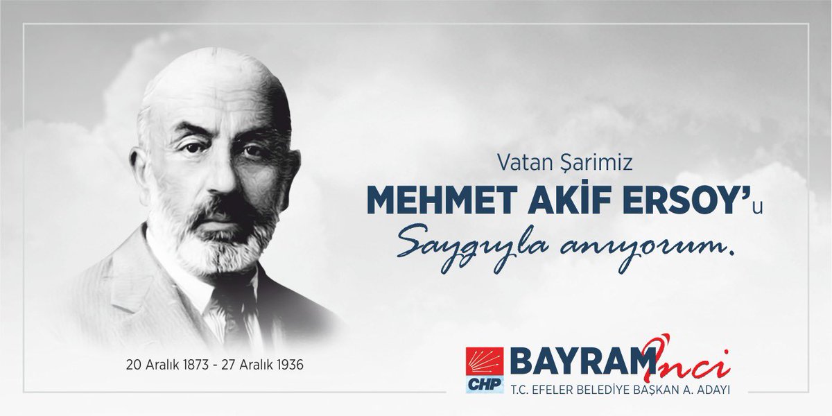 09bayraminci's tweet photo. “Sahipsiz vatanın batması haktır, sen sahip çıkarsan bu vatan batmayacaktır.”

#MehmetAkifErsoy 

İstiklal Marşımızın Yazarı, Vatan sevdalısı, Milli Şairimiz Mehmet Akif Ersoy’u Vefatının 87. yılında rahmetle anıyorum.🇹🇷🇹🇷

“ Allah bu millete bir daha istiklal marşı yazdırmasın.” https://t.co/jZ3RfrIId8