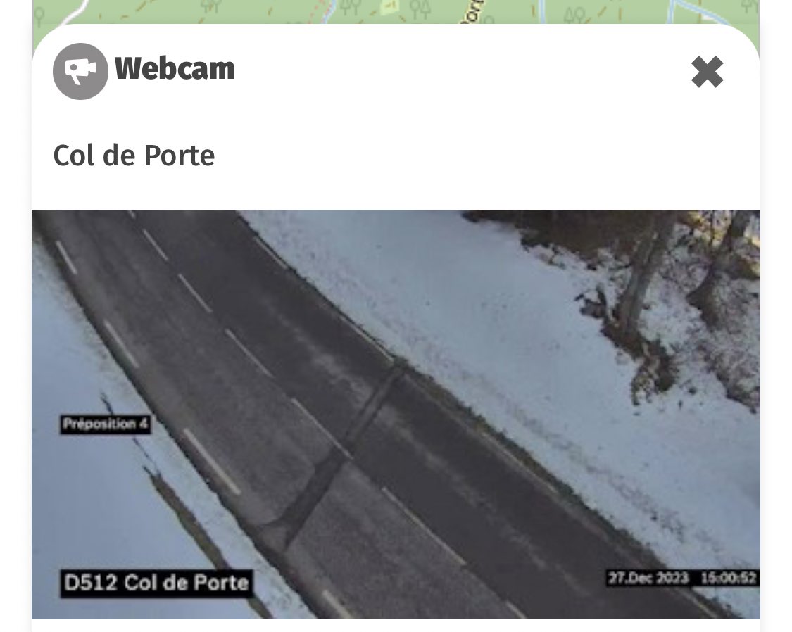 pabouger's tweet photo. 👋 @itinisere38 problème de webcam #ColDePorte https://t.co/maLCkgnkL0