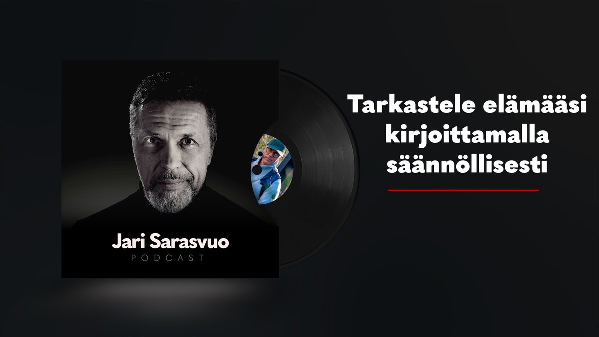 Vuoden viimeisessä Jari Sarasvuo podcastissa puhutaan päiväkirjan hyödyntämisestä oman elämän muotoilun työkaluna.

Spotify: hubs.ly/Q02dNsw90

YouTube: hubs.ly/Q02dNhPz0

Apple Podcasts: hubs.ly/Q02dNs8L0