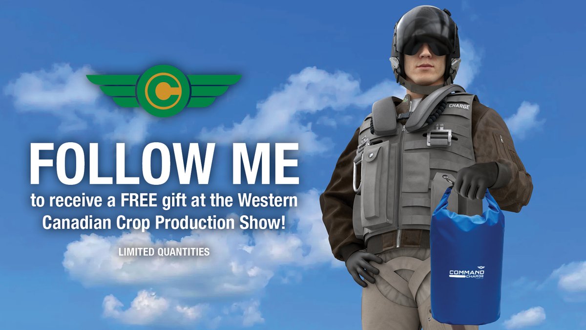 CommanderCharge's tweet photo. Wingmen! As a fierce defender of canola yields, you know I’m making plans to jet to #WCCPS24 in Jan. There’s a free gift waiting for you at the FMC booth (can you guess what it is??) if you can show that you’re a fan of mine. Follow me now to become one. #operationyellowdawn https://t.co/6Y0j3T6xIy