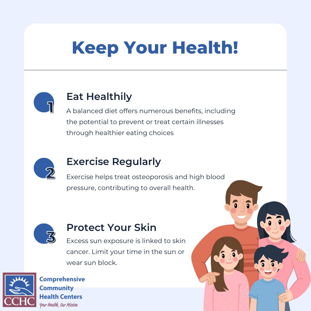 Contact your local CCHC provider to get all the information you need to keep your family healthy! 

Take control of your future and book your appointment today!
#familyplanningservices #cchc #familyplanning #maternalcare #prenatalcare #healthprograms