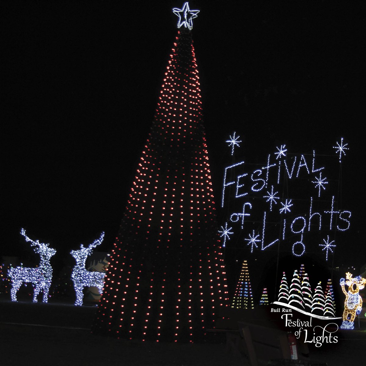 Celebrate the magic of the season at the Bull Run Festival of Lights! 🎉✨ Experience the joy of a festive drive through captivating lights &amp; enchanting displays. Bring your family and friends for a magical night out!

Tickets: ow.ly/uoA850Ql129
