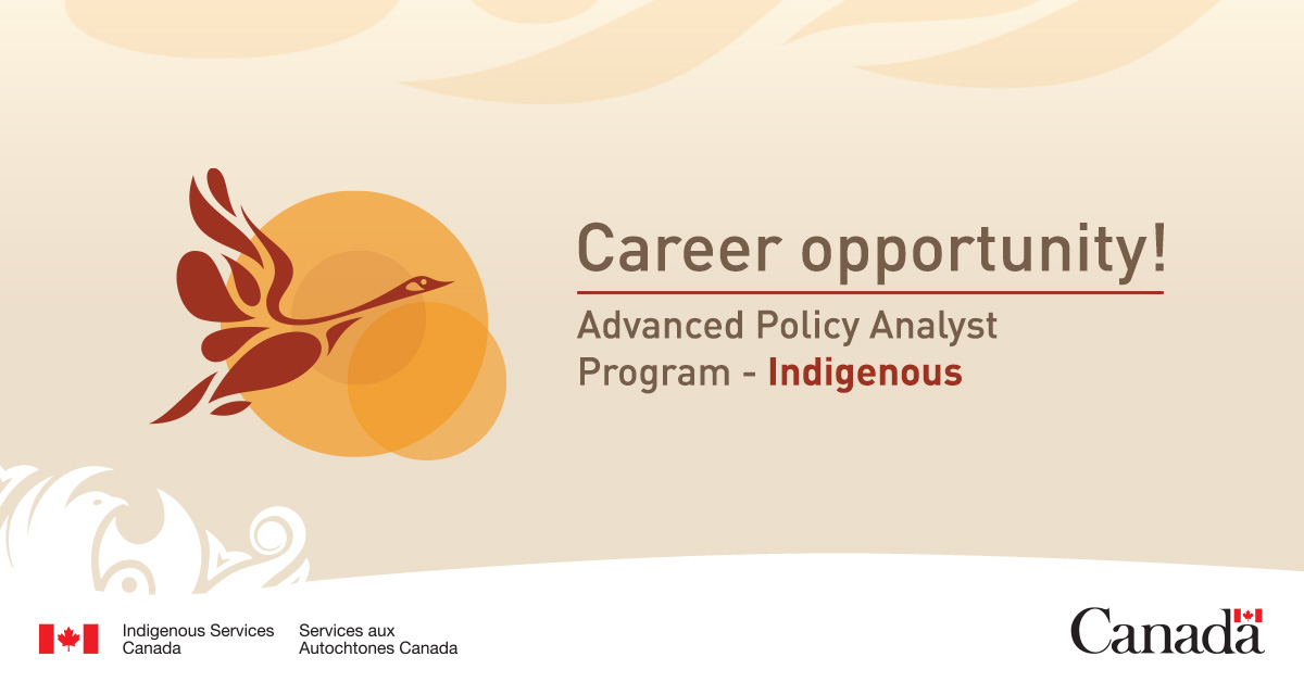 Recent or future Indigenous graduates! Get first-hand experience at the Government of Canada through Indigenous executive mentorship. Check out this fast-tracked career program. Apply before January 31! ow.ly/jyMT50Qjj9a