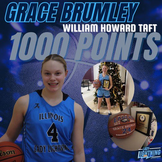 So proud of you, Grace! 1,000 point club! #ladylightning <a href="/GraceBrumley24/">Grace Brumley</a>