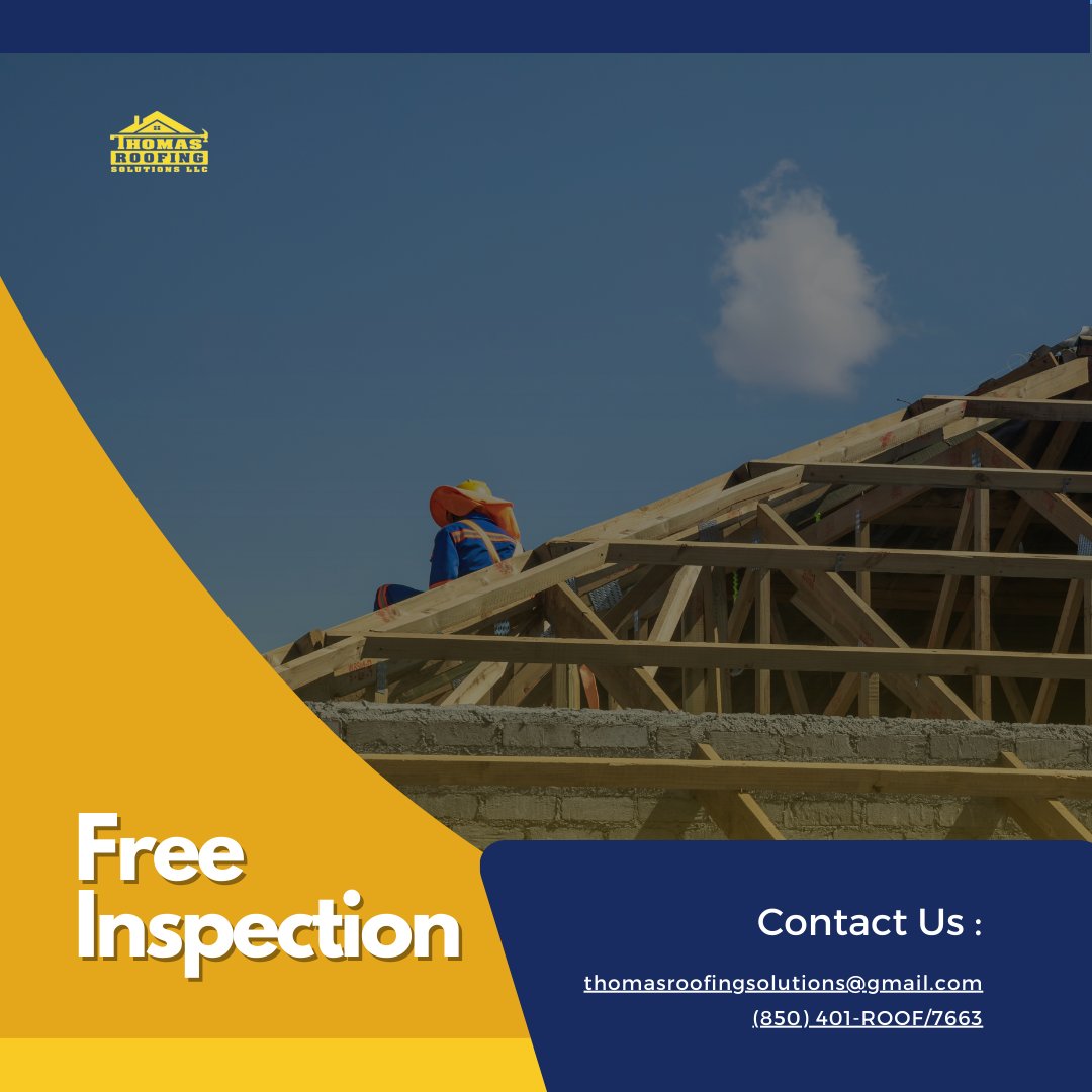 thomasroofingso's tweet photo. Unlock peace of mind with our FREE roof check! 🧐🔍 Thomas Roofing Solutions has your back, so you can keep yours dry. ☔🏠 #RoofCheckMate #InspectAndProtect #ThomasRoofCare https://t.co/YvzhCYNaZd