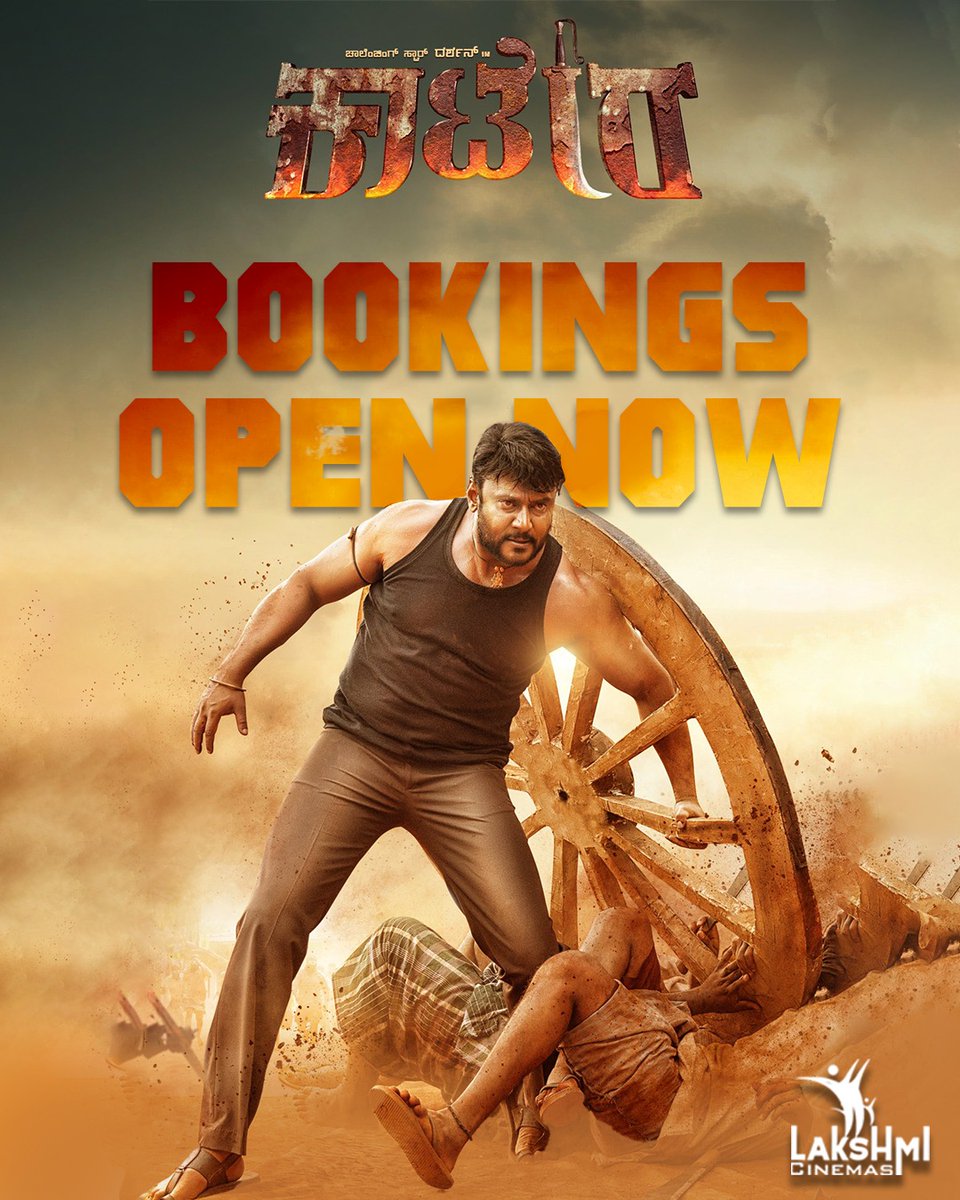 Bookings open for the Challenging Star Dharshan's Kaatera at Lakshmi Cinemas, Hosur. Book your tickets now at the box office & Book my show.
#Kaatera #bookingsopen #bookyourticketsnow #boxoffice #challengingstar #dharshan