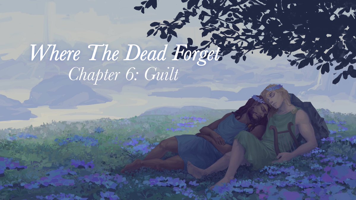 💭💤🔥Where The Dead Forget — Chapter 6: Guilt🔥💤💭

archiveofourown.org/works/43292178…

Achilles reflects on his reunion with Patroclus and has bad dreams. Hypnos demonstrates his abilities as an ASMR youtuber. Patroclus tells a story. Achilles has a better dream.

#patrochilles
