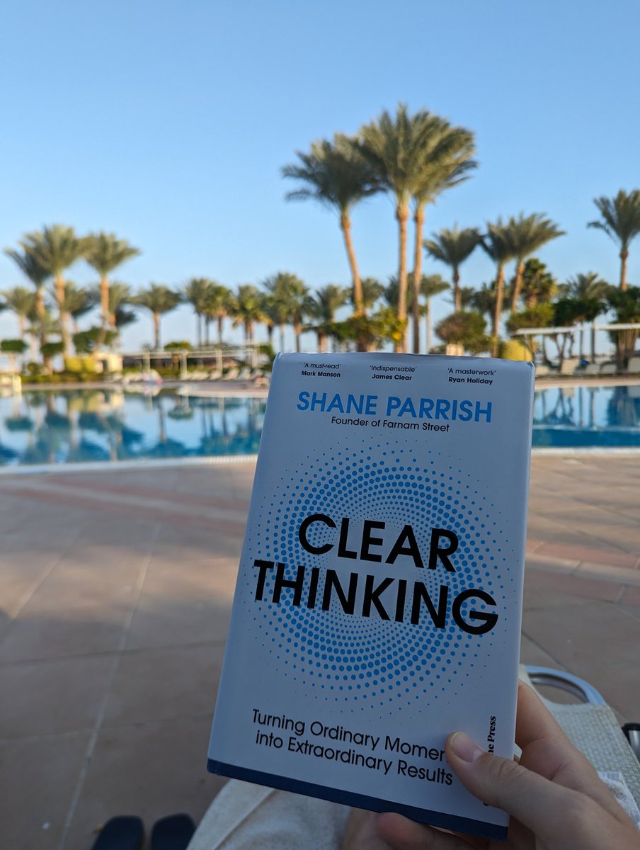samtamplin's tweet photo. @farnamstreet #clearthinking is full of wisdom earned by studying what those have already learnt. Shane has done such a great job in this thesis to condense the best of what he has learnt over his own life.
Often doing well over time is more about avoiding making bad decisions. https://t.co/GkVGaaVOWY